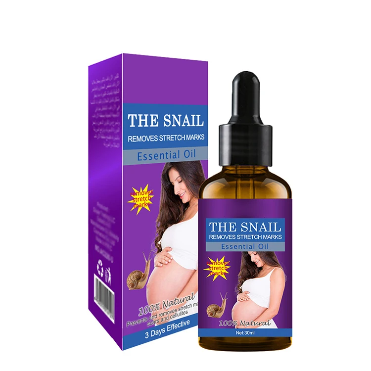 100% natural pregnant postpartum snail snails stretch marks repair essential oils 30ml stretch mark cream bio oil serum