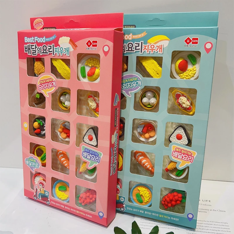 Promotion school  3D Food Sushi Shaped Pencil Eraser novelty japanese erasers