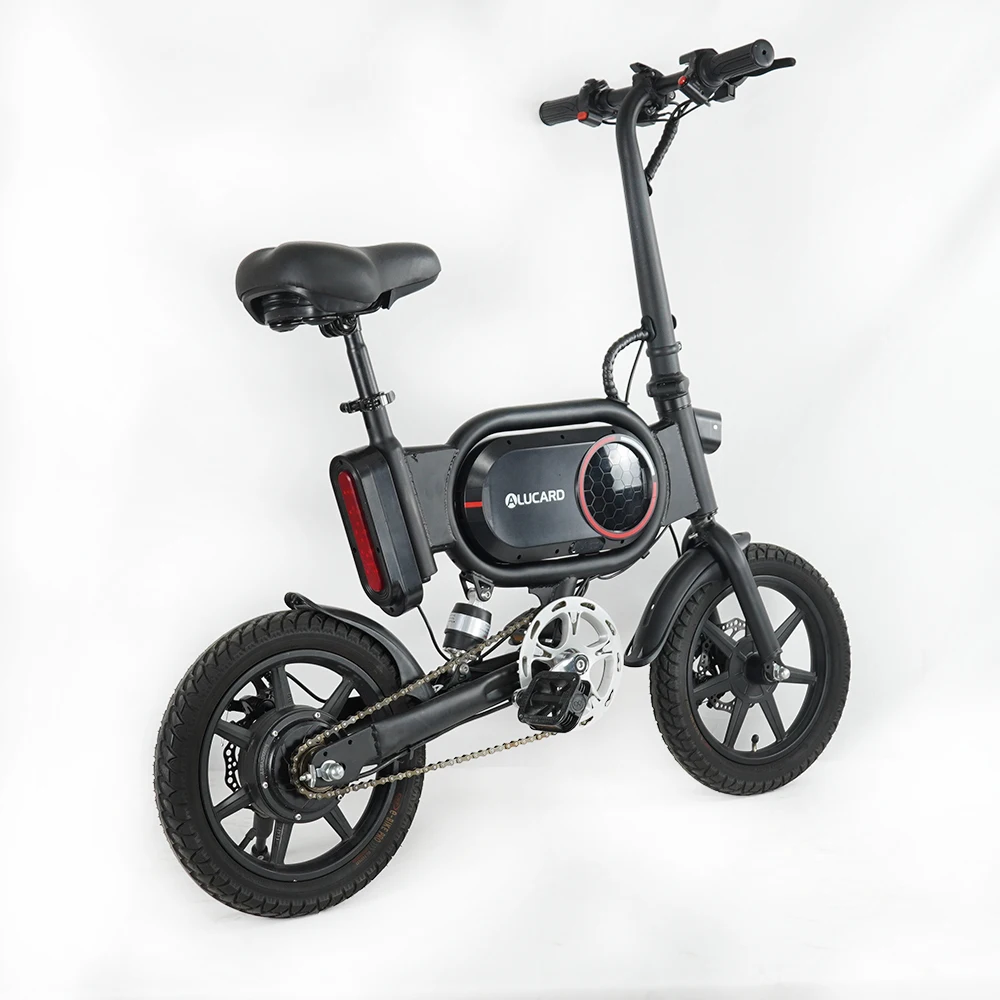 Effortless Max Range Speed Up to 25KM/H 14 Inches Air Tires City Folding E-bike with Shock Absorption