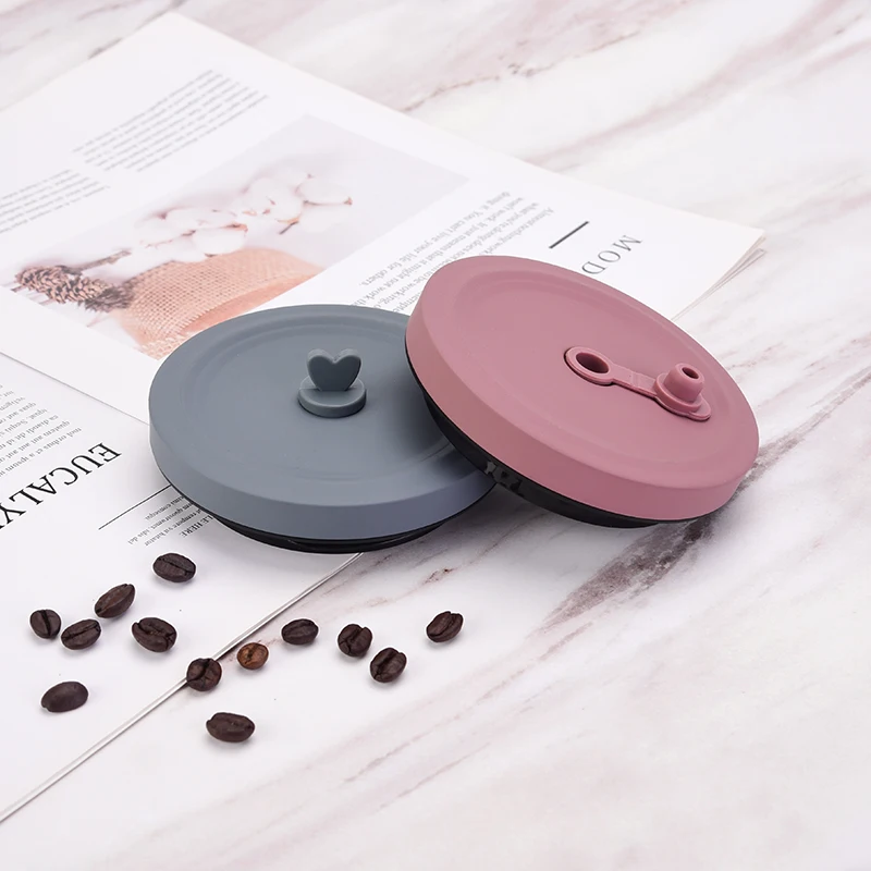 Bubble tea cup 10.1cm cover stainless steel frosted feel straw cup accessories thermal insulation sealing large hole lid