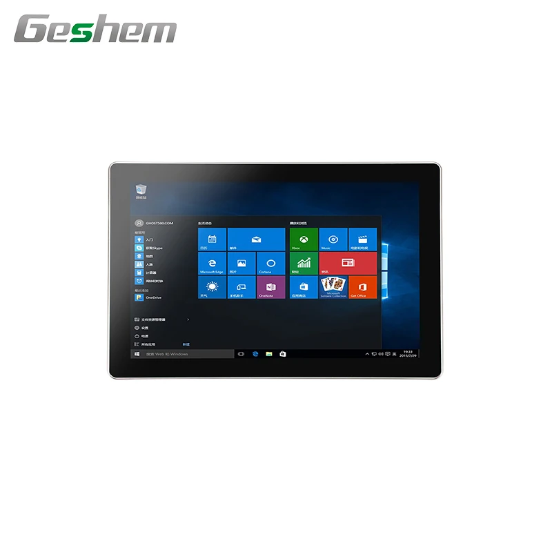 
19 inch fanless all in one touch screen industrial panel pc support J1900 processor 4USB 6COM 2LAN WiFi BT 3G 4G optional 