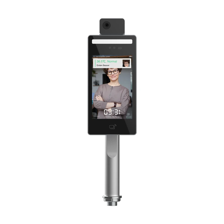 Portable Face Recognition Access Controller Customized Smart Door Lock Kiosk Temp Scanner Face Recognition