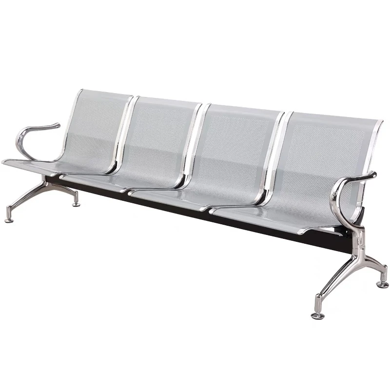 Customized Hospital clinic airport waiting lounge bank 3-seater waiting room gang seating chair
