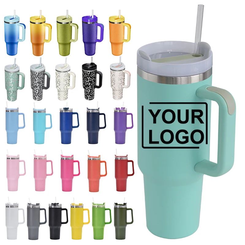Wholesale Cup 40 Oz Double Wall Sublimation Beer Mug Insulated Tumbler Coffee Mug Stainless Steel Tumbler Cups In Bulk