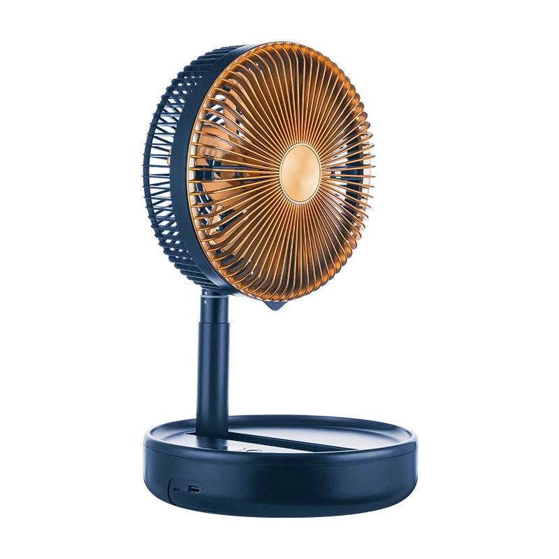 Заводская поставка, Складной вентилятор 9600 мАч, usb-зарядка, напольный вентилятор, перезаряжаемый круглый напольный вентилятор