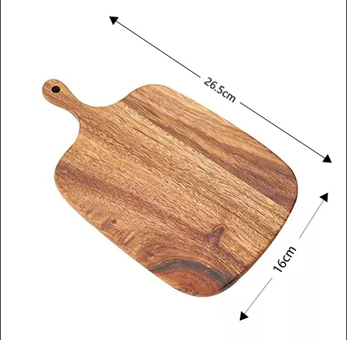 Oem Logo Hot Selling Ecofriendly New Product Nordic Restaurant Vintage Unique Walunt  Handles Wood Cutting Boards