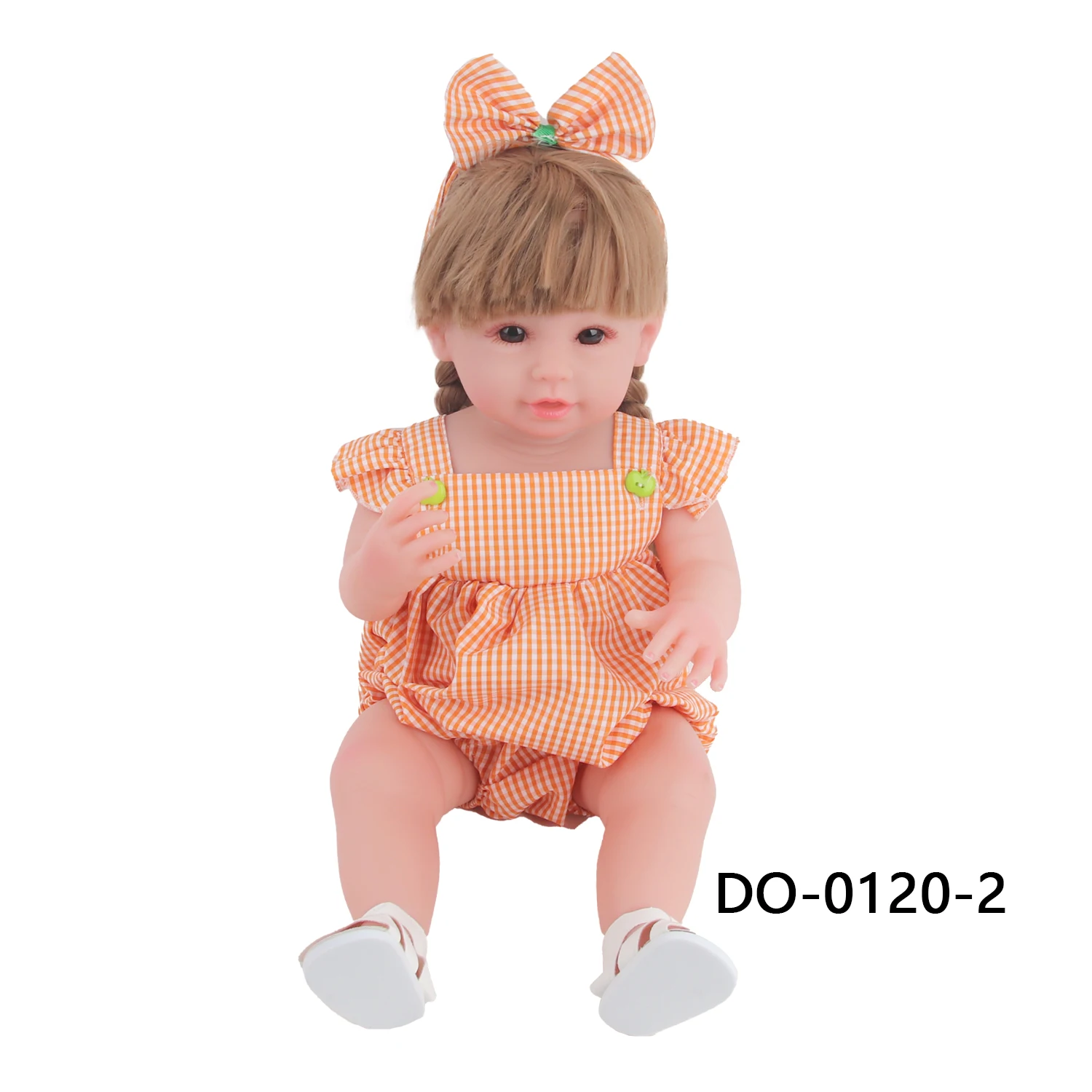 Full Body Silicone Vinyl Girl Reborn Baby Dolls 22 inch 55 cm Realistic Lifelike Toddlers Newborn Baby Doll for Girls Birthday