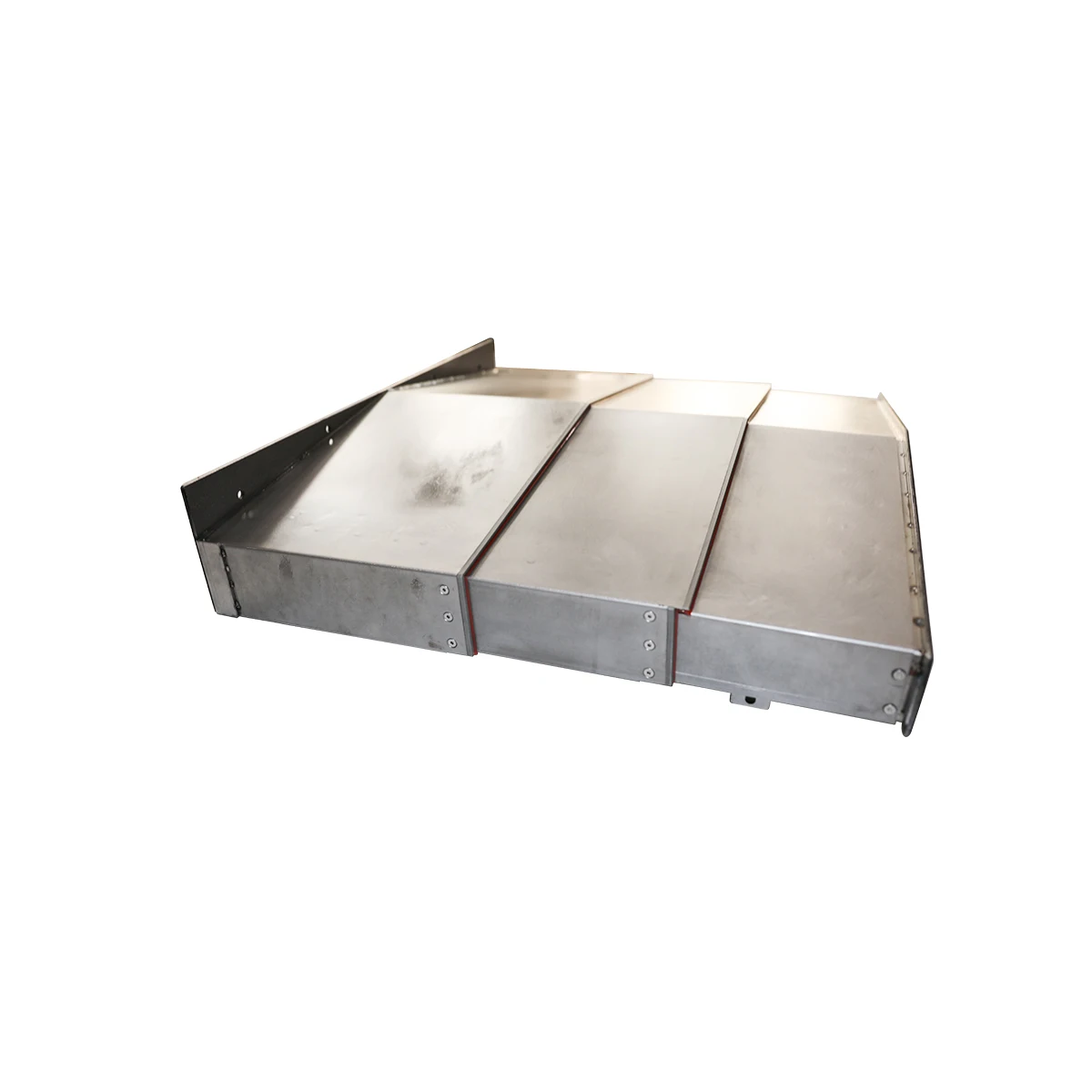 Krius Incremental Telescopic  Steel Plate  CNC Machine Protect Guide Way Guard Shield