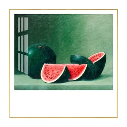 Customized Crystal porcelain Painting Art Print on Canvas Still Life for Wall Decoration