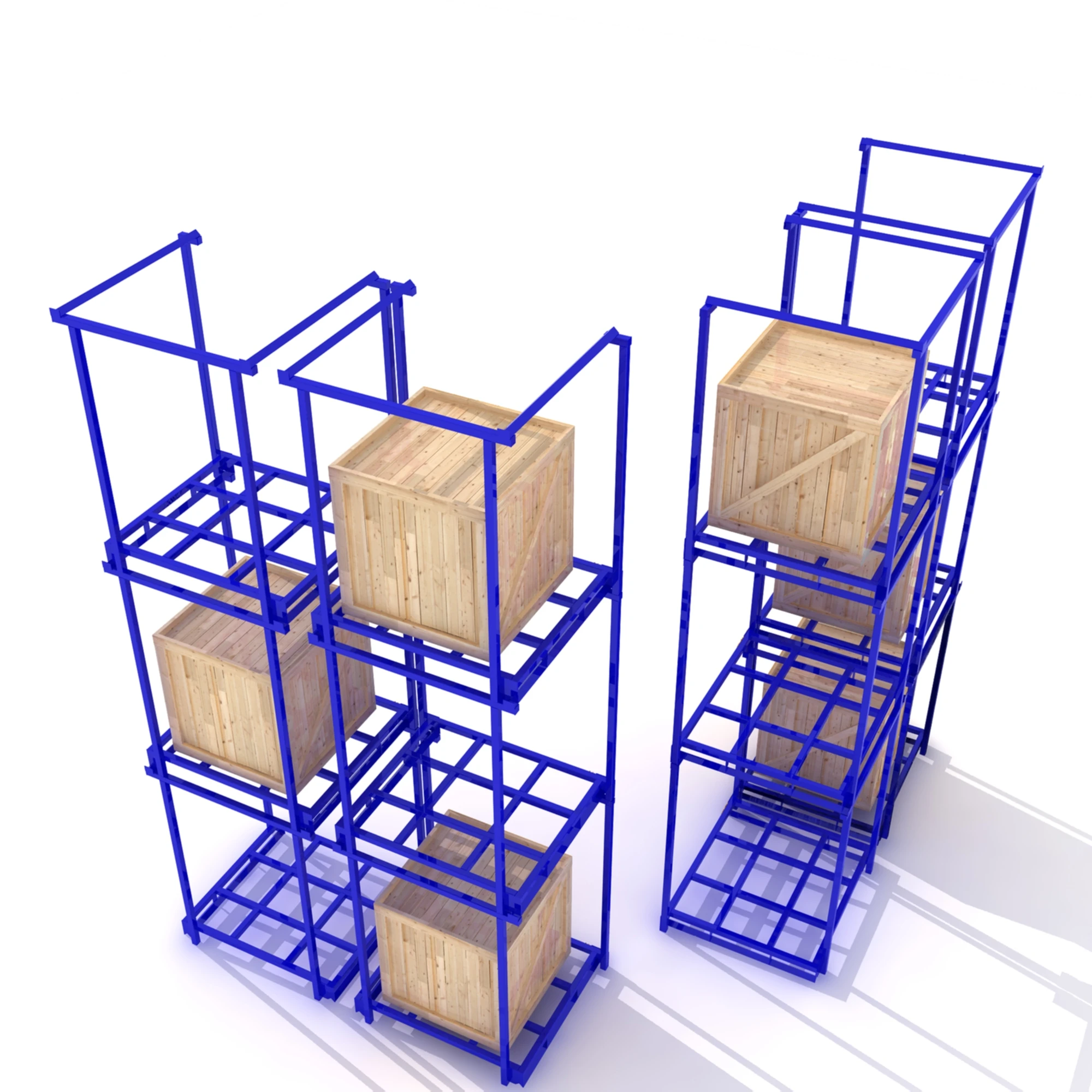 Стальной Стеллаж стойка поддон евро Штабелируемый