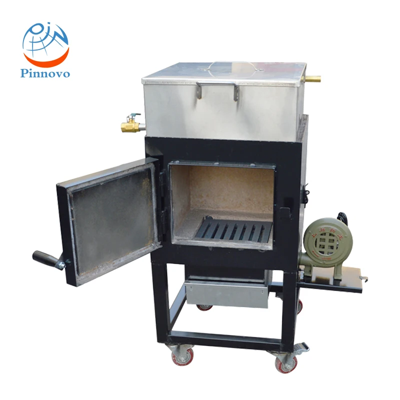 Pinnovo Commercial charcoal carbonization stove with water tank  indoor bbq charcoal stove for restaurant bbq charcoal grill
