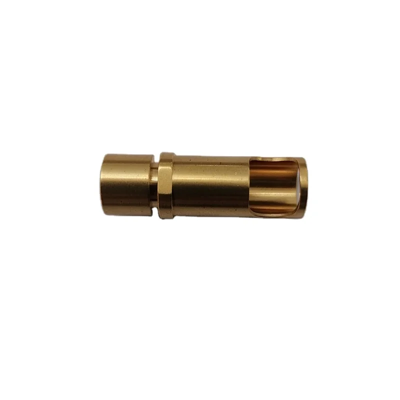 
brass custom mini cnc turning parts custom OEM precision part rf connectors kit 