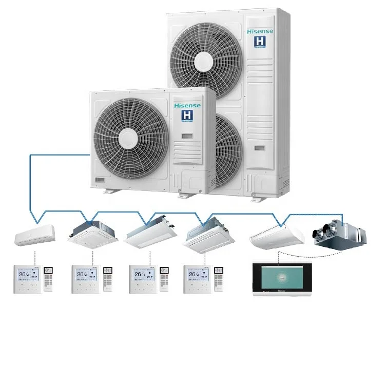 Hisense Vrf многозональная потолочная кассета Центральная катушка вентилятора разделенная скрытый воздуховод промышленный Кондиционер