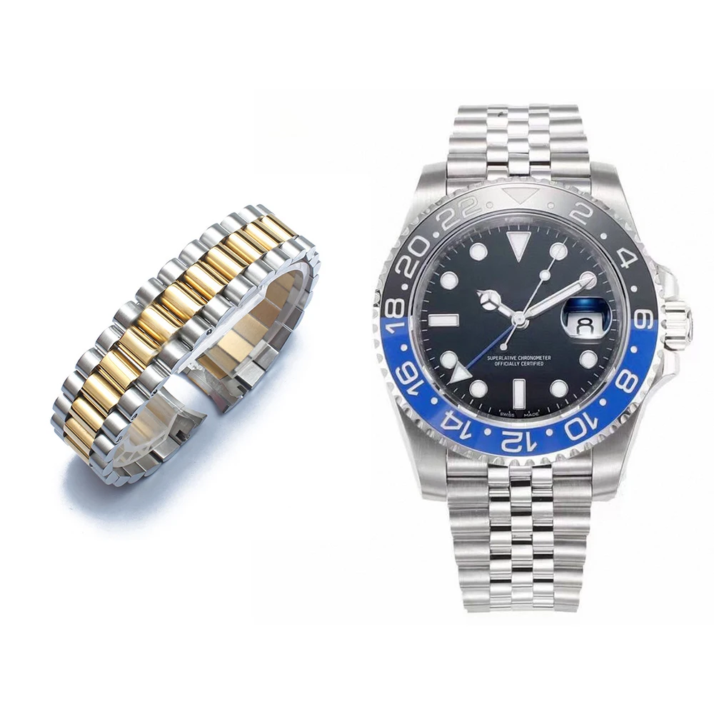 Watch Band For Rolex DATEJUST DAY-DATE OYSTERPERTUAL DATE Stainless Steel Strap Watch Accessories 13 17 20 21 3A Watch Bracelet