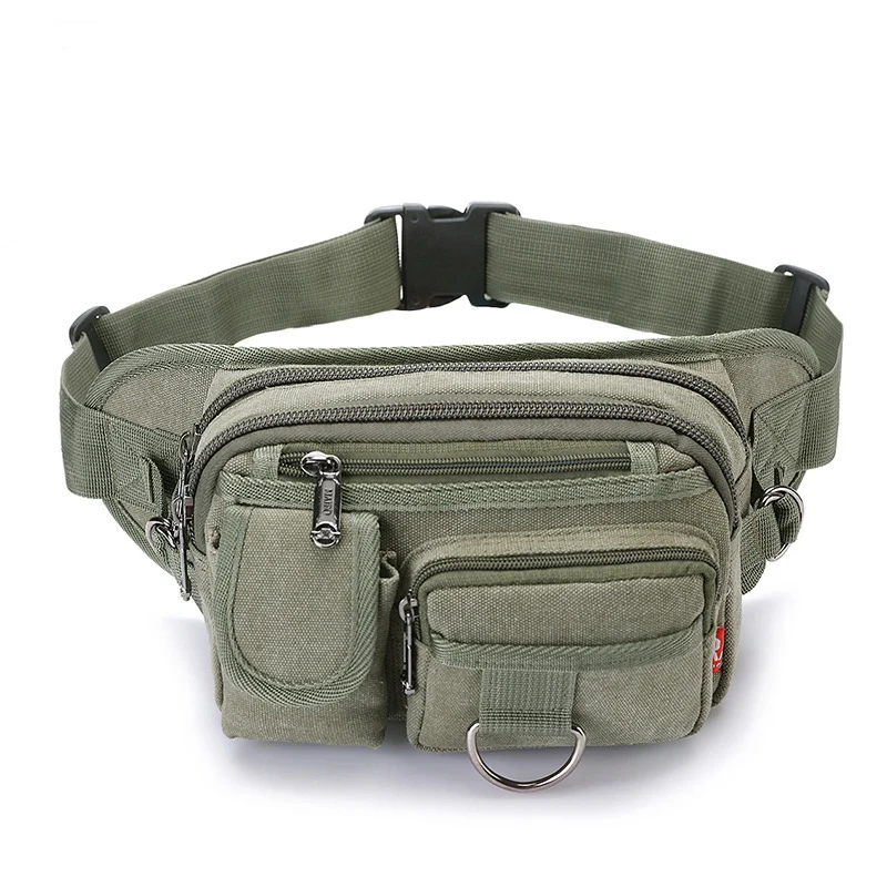 QXMOVING Multifunctional Fanny Pack Running Pouch Belt  Adjustable Strap Hiking Small Chest Waist Pack Bag