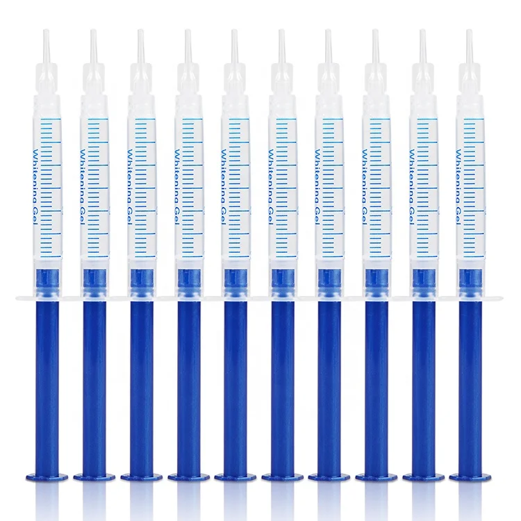 Factory Wholesale 0-35% CP HP Non Peroxide Teeth Whitening Syringe Gel