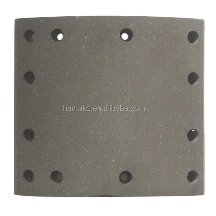 Supreme Ceramic Metallic Non Asbestos Brake Lining 19384 for Volvo Meritor Rockwell Iveco Truck Bus