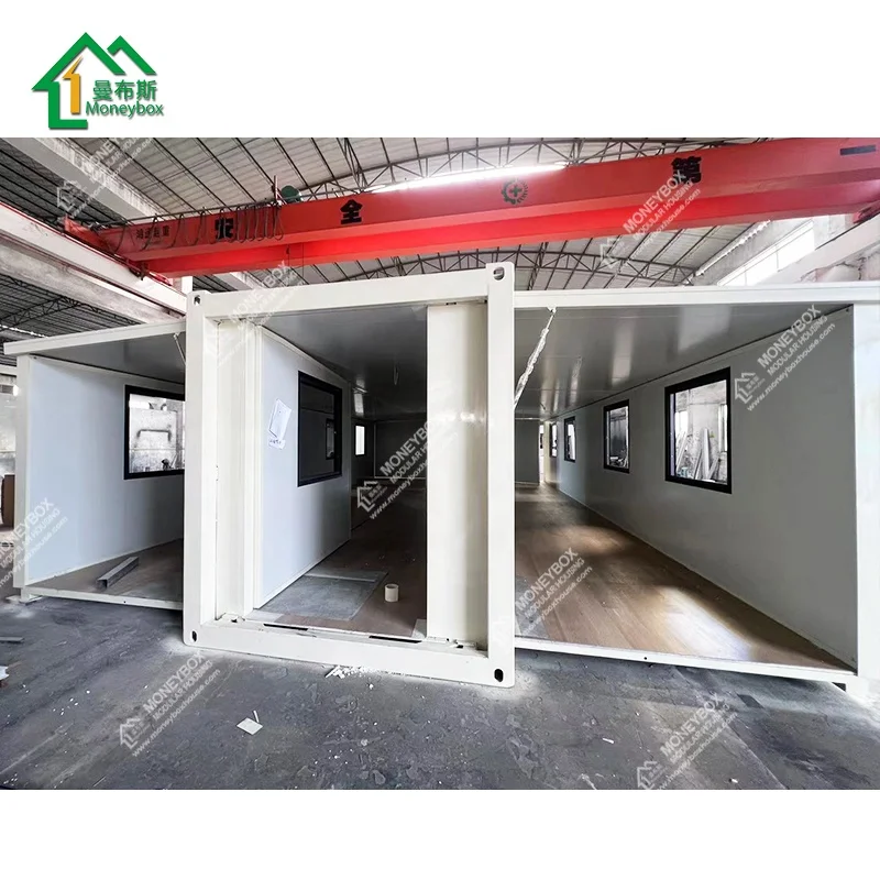 Multi Application 3 Bedrooms 40ft Modern Design Expandable Container Villa Prefabricated House