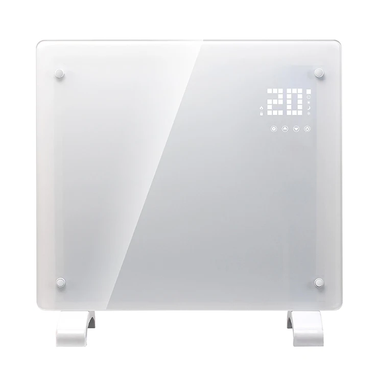 Electric  radiator glass heater curved glass convection heater for winter infrared panel heater