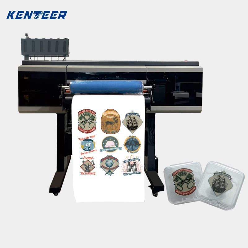Latest i3200 uv dtf Printer digital Inkjet Printers Roll To Roll Uv Sticker Printing Machine For A/B Film Flatbed UV DTF Printer