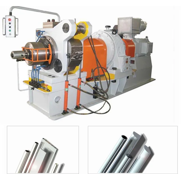 Aluminum Continuous Extrusion Machine to make flat wire , tube , busbar