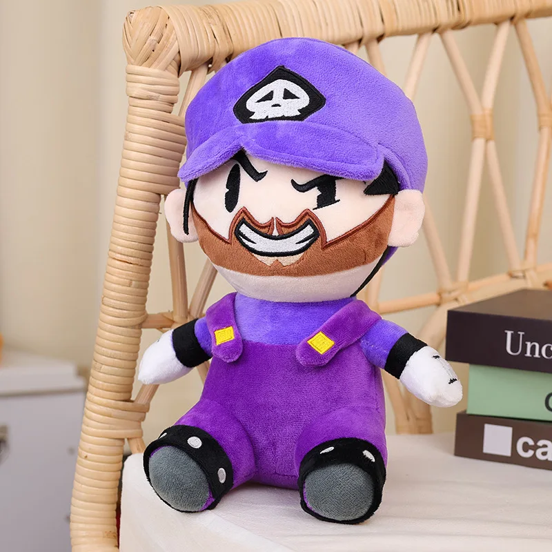 YWMX 25CM SMG4 Mario Plush Toy Cartoon Animated Stuffed Doll  SMG4 Amino For Kids Gift Toys Super Mario Bros Wholesale
