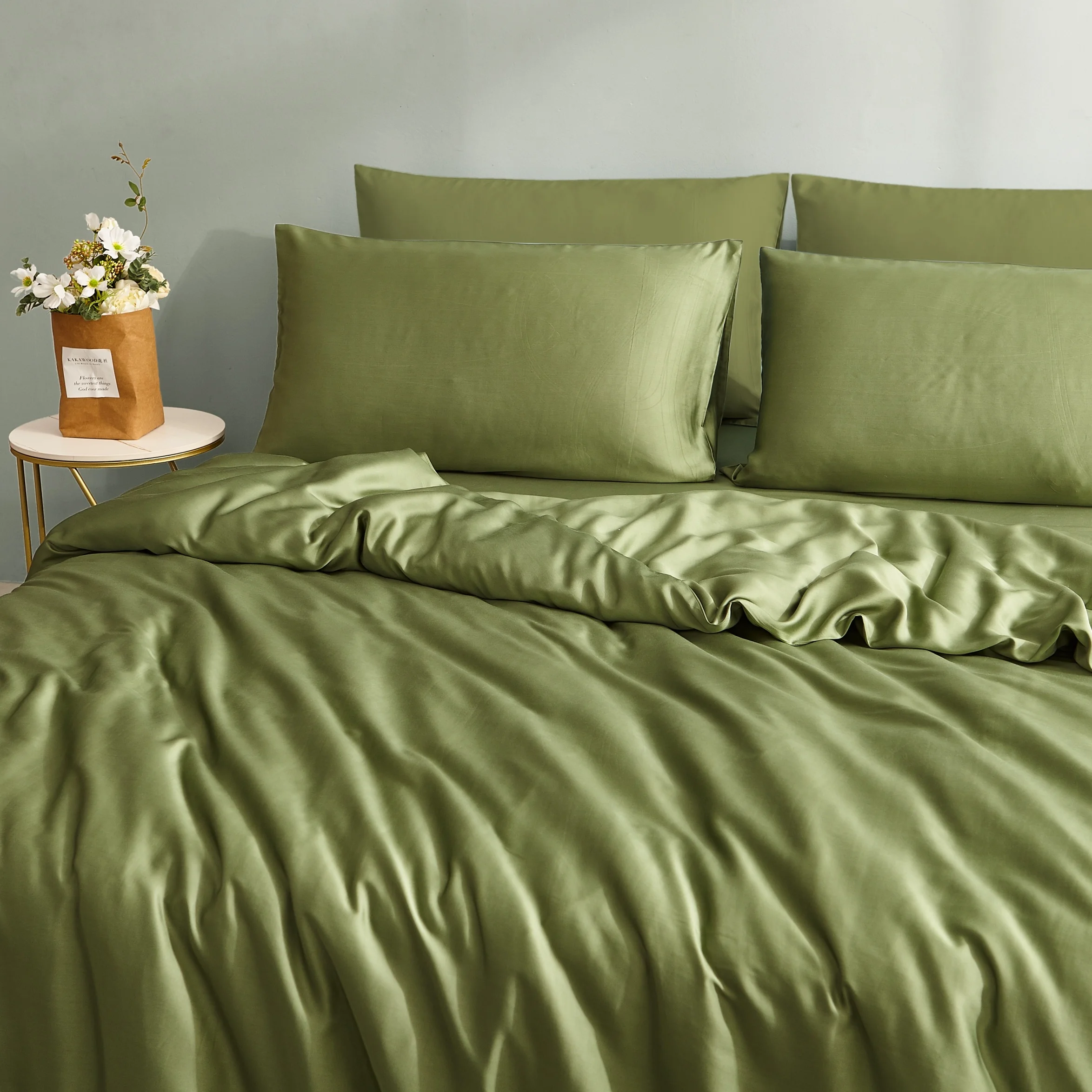 Органический Детский и взрослый бамбуковый Комплект постельного белья стеганый чехол