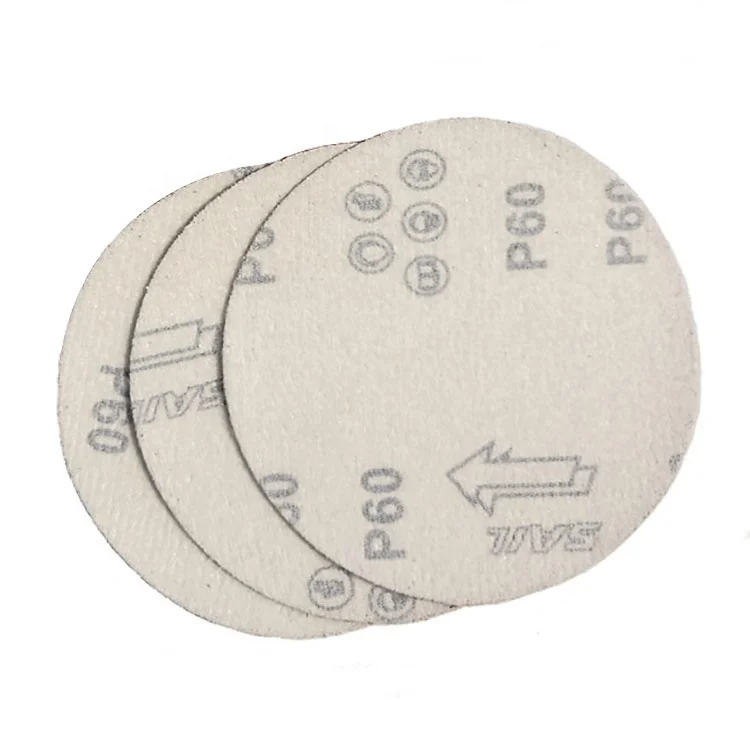 100pcs/box 7inch coated abrasive tool red aluminum oxide sanding disc sandpaper abrasive disc for grinding wood