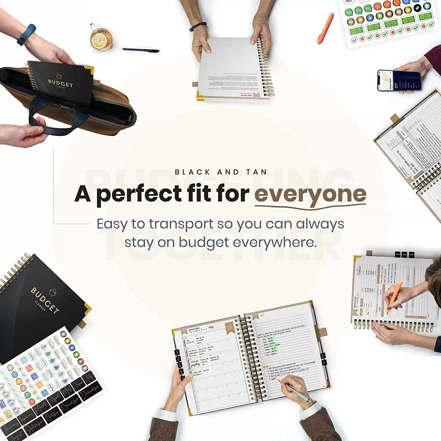 2022 Eco Friendly Monthly Budgeting Journal Debt Tracker Bill Organizer Personalized Budget Planner