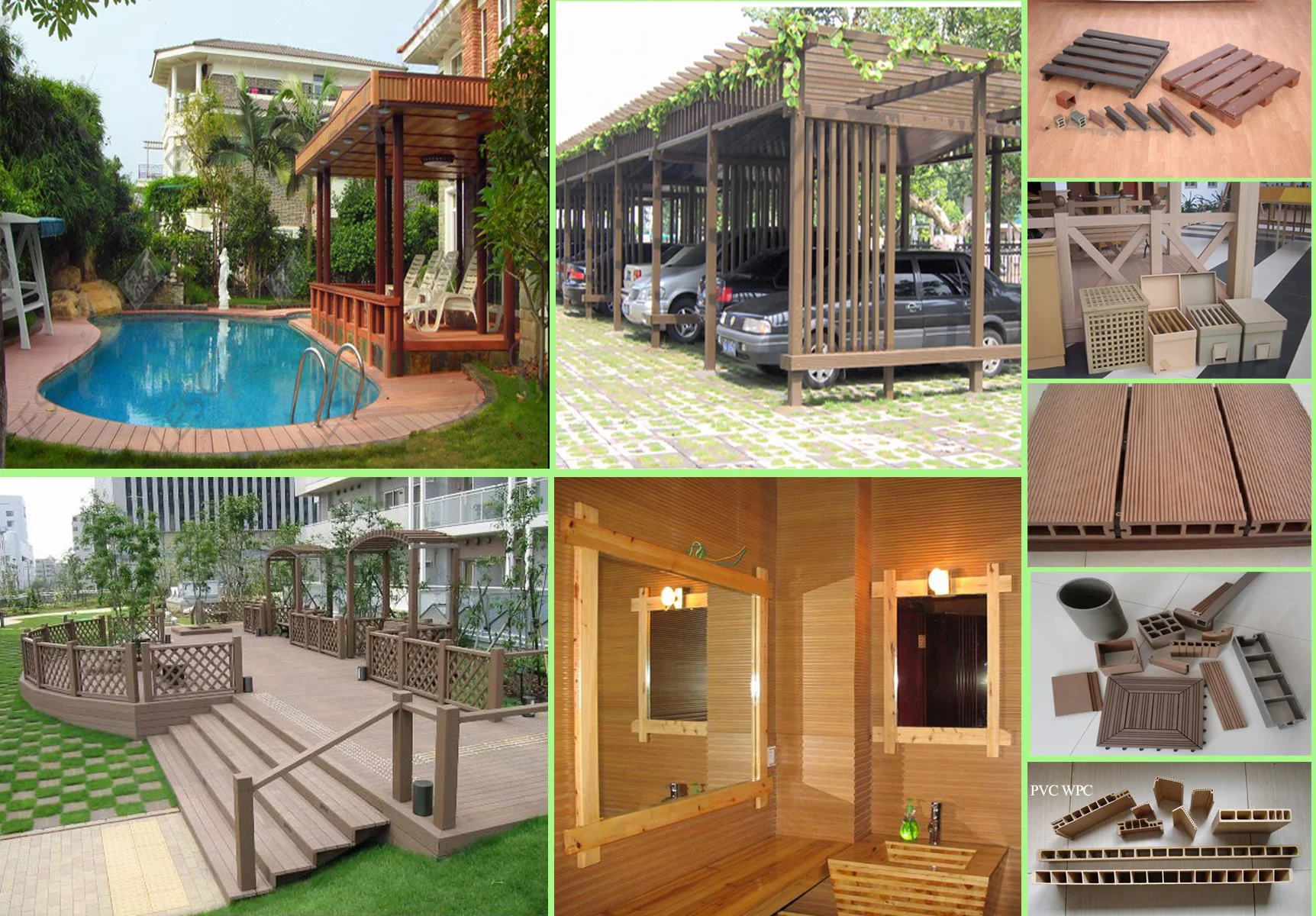 Application of the PVC plastic stone edge profile Extrusion Machinery WPC wood plastic profile production line