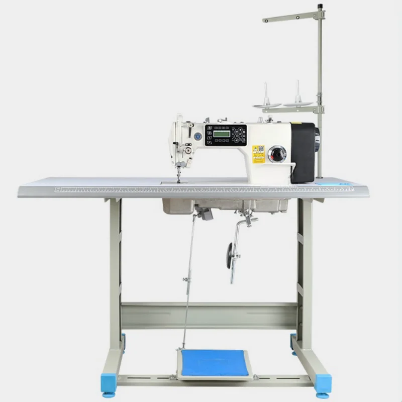 new single Needles Heavy Duty Lockstitch Flat Bed Compound Triple Synchronous Industrial Sewing Machine For Leather