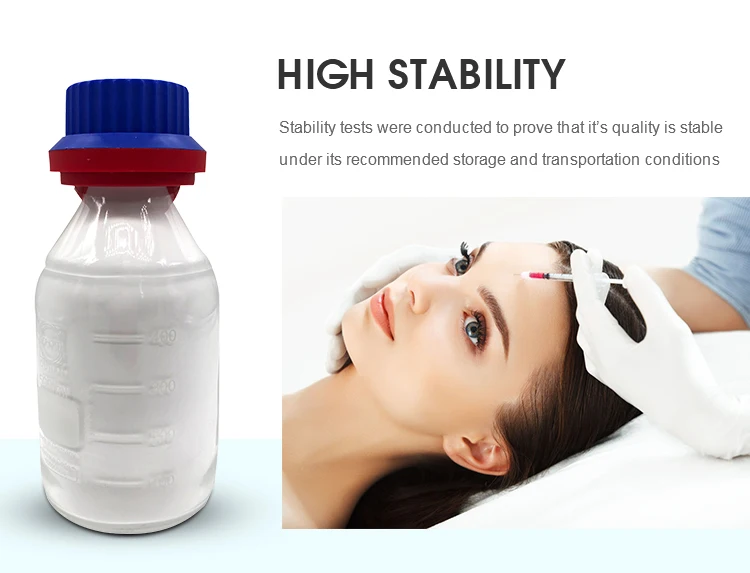 Pure sterile injection hyaluronic acid powder cosmetic material