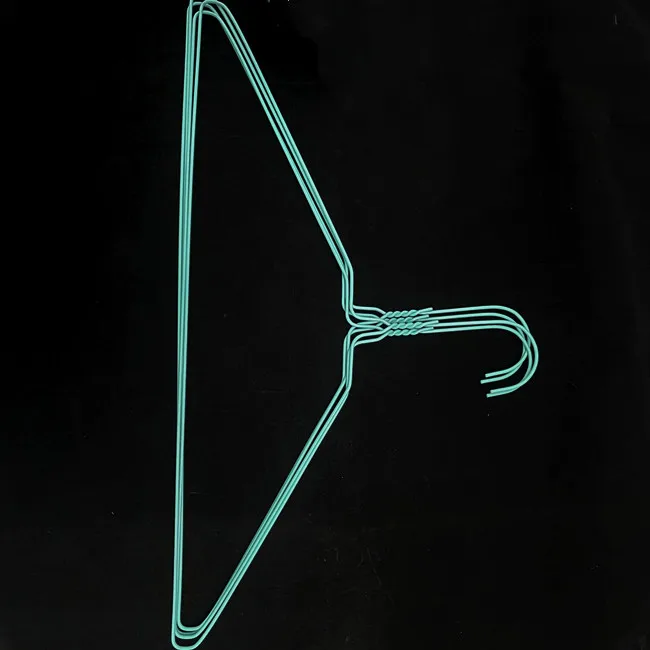 Wire Hanger Manufacturer Metal Wire Hanger Powder Coated Hanger for Dry Cleaners