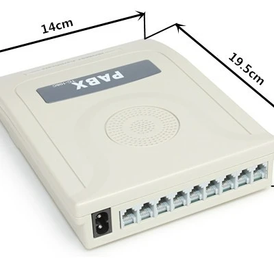 CHIAN Mini Telephone System PABX 108 Expandable Easy Programming Telephone Exchange 1 Co Line 8 Extension
