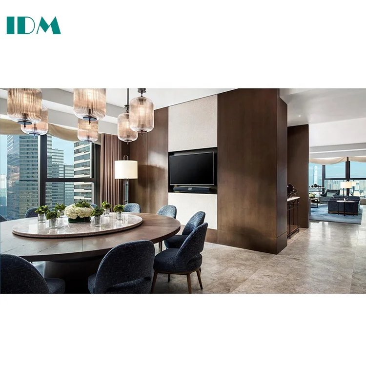 IDM-318 Customizable Luxury Modern Hotel Sofa Set hotel Living Room  Furniture