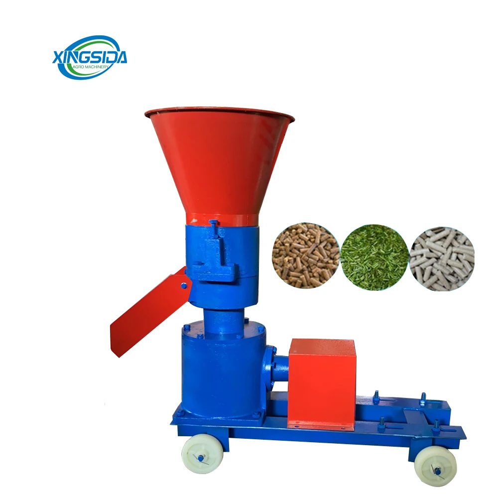 Factory price household poultry animal pallet grain feed machine Feed granulator