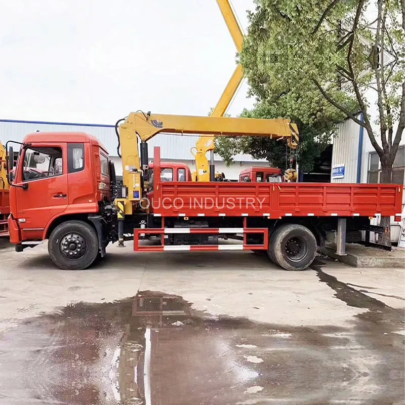 3 Ton Straight Arm Truck Mounted Crane Small Mobile Cranes