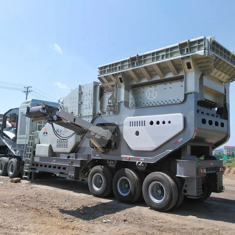 Portable Manganese Mine Crushing Line Mini Mobile Stone Crusher Plant