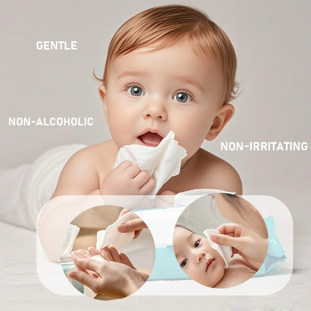 Tender Baby Wipe Wholesale Natural Super Soft Pure Water Baby Wet Wipes In China