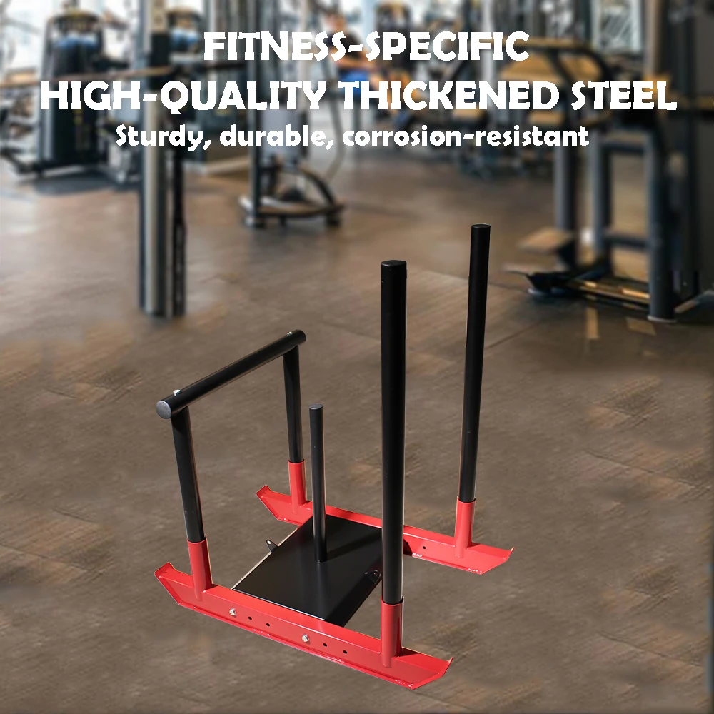 Custom Logo Steel Power Sled Gym Equipment for Fitness Sports with Weight Plate for Strength Training