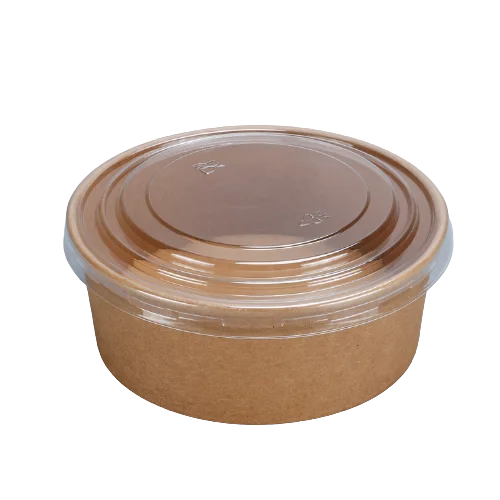 1300ml Paper Take Out Containers Kraft Lunch Meal Food Boxes Disposable Storage to Go Packaging