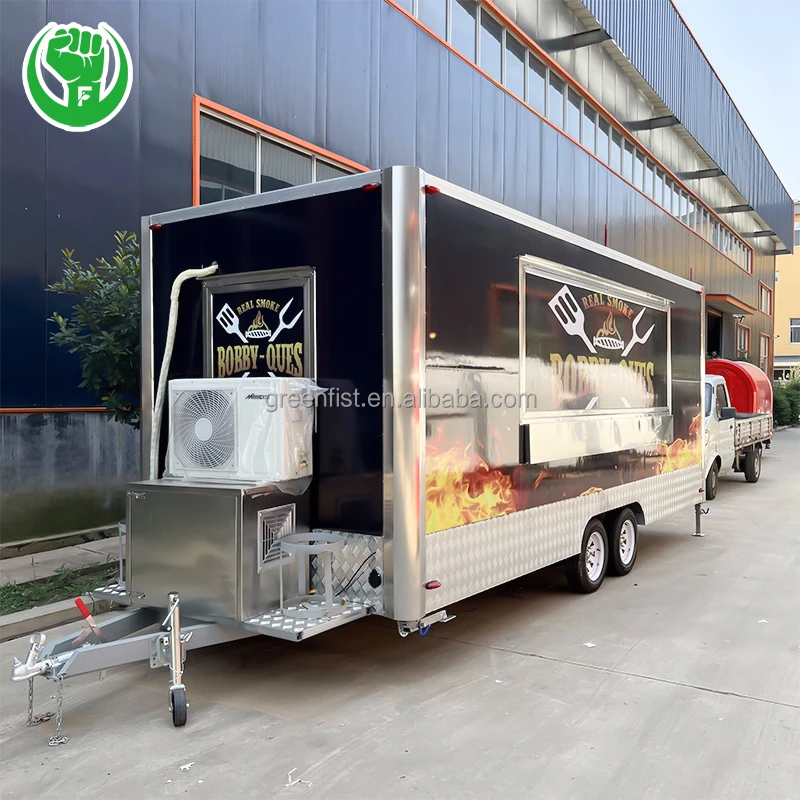 China Fast Food Truck Mobile Food Trailers Concession Trailers Food Trucks in Dubai