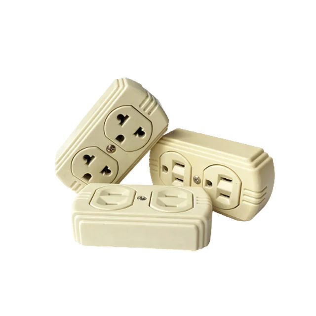 guangdong charge  universal socket copper contact yellow bakelite plastic pc pp socket