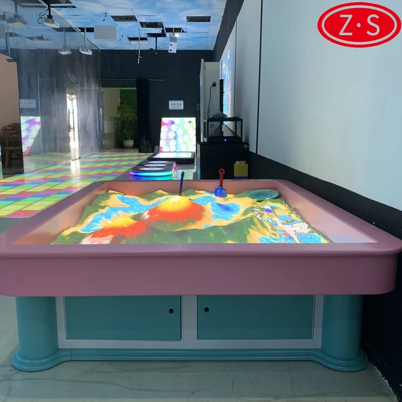 
Low investment and high return interactive sand table game augmented reality sandbox 
