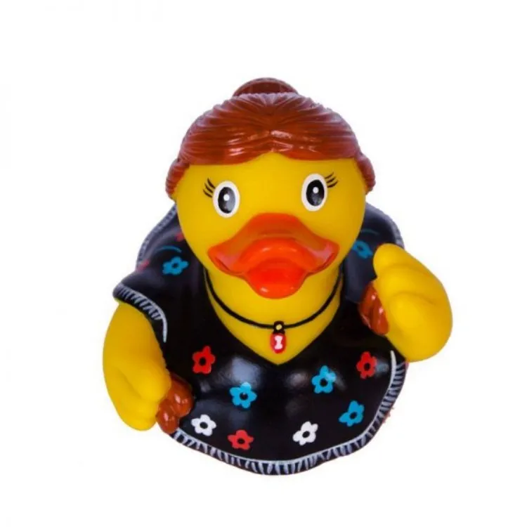 Custom Cute PVC Ethnic Floating Rubber Duck Plastic Mini Action Figure Vinyl Anime Figure Toy Craft Toy