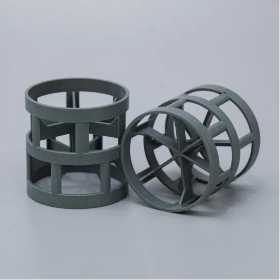 China Manufacturer Supply 25mm 38mm 50mm 76mm CPVC Pall Ring for Scrubbing Tower