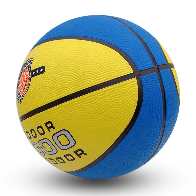 factory cheap rubber basketball ball for training toys size 5