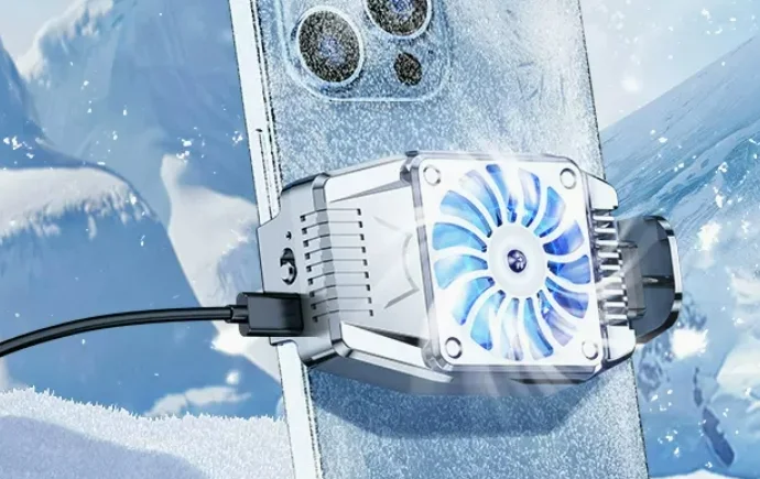 Smart Phone Cooler Gamer Mobile Phone Fan Cooling Pad Universal Cell Smartphone Cooler with Fan Cooling Fan Radiator