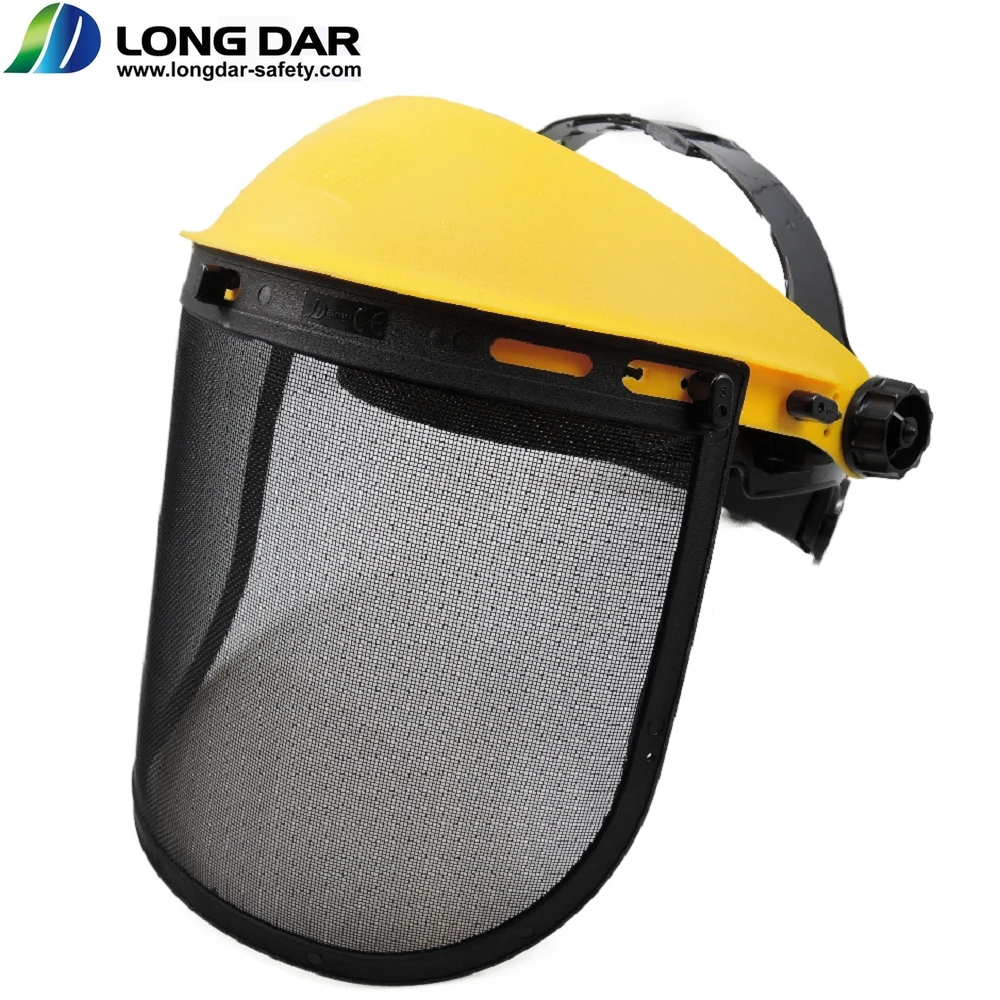 CE ANSI PP headgear face shield for Grinding