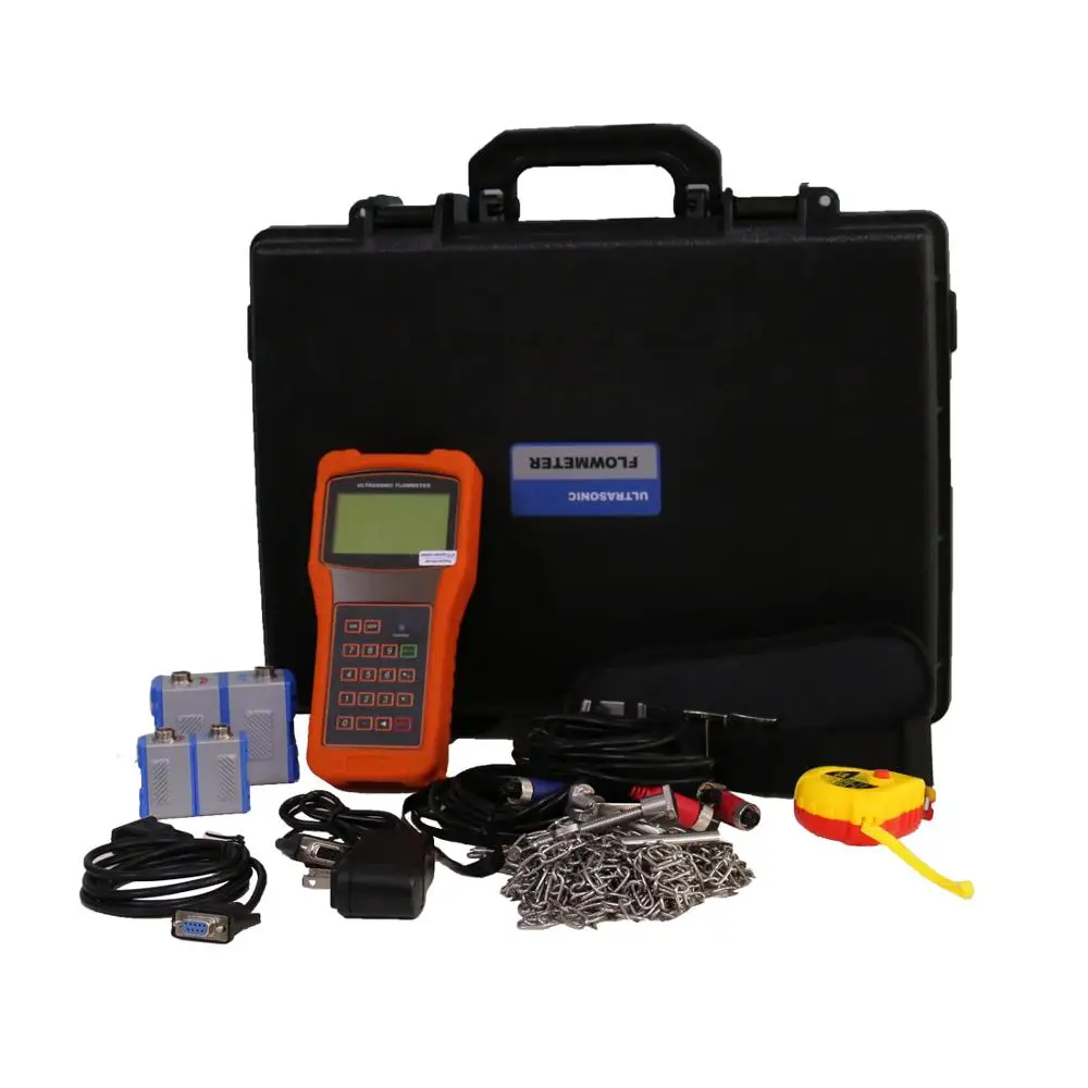 
Popular Multimeter Digital Oil Flow Meter High Repeatability ultrasonic flow meter 